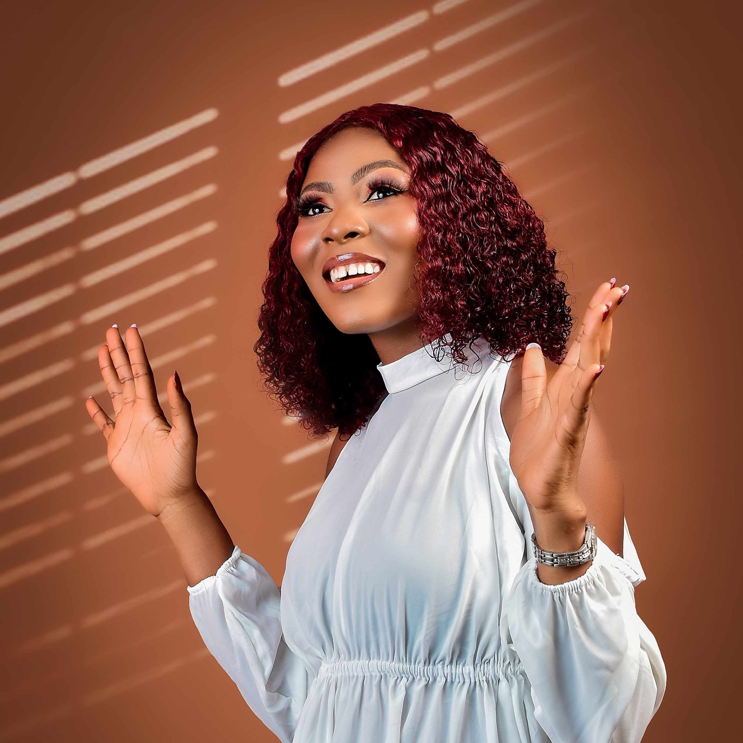 A photo of Debbie Folorunsho or Deborah Folorunsho, a musicologist and Gospel Musician.